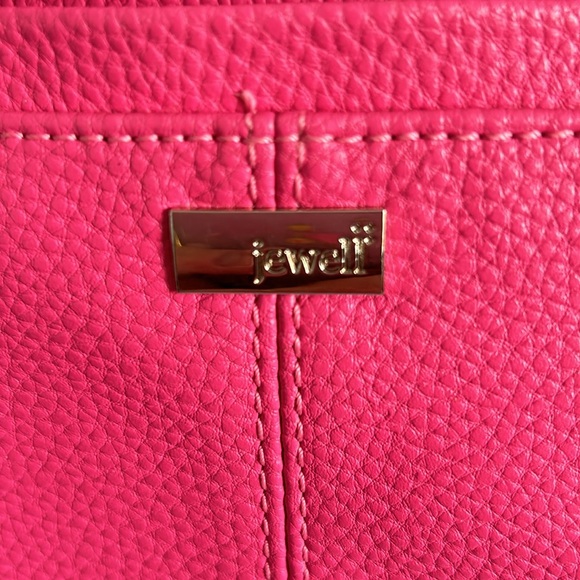 Jewel by Thirty-One hot pink handbag with removable, adjustable strap - Picture 2 of 11